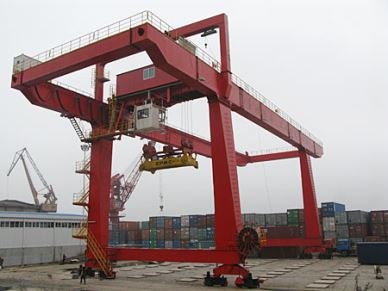 50 ตัน MobilePortal คู่ Girder คอนเทนเนอร์ Gantry Crane ราคา