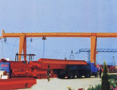 กล่องประเภทเดียว Girder ไฟฟ้ารอกเครน Gantry