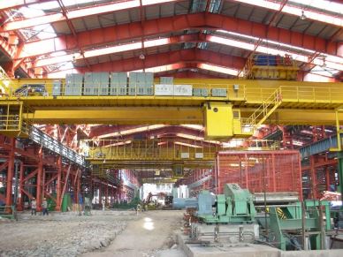 QD Electric 25 Ton การเดินทาง Double Bridge Crane